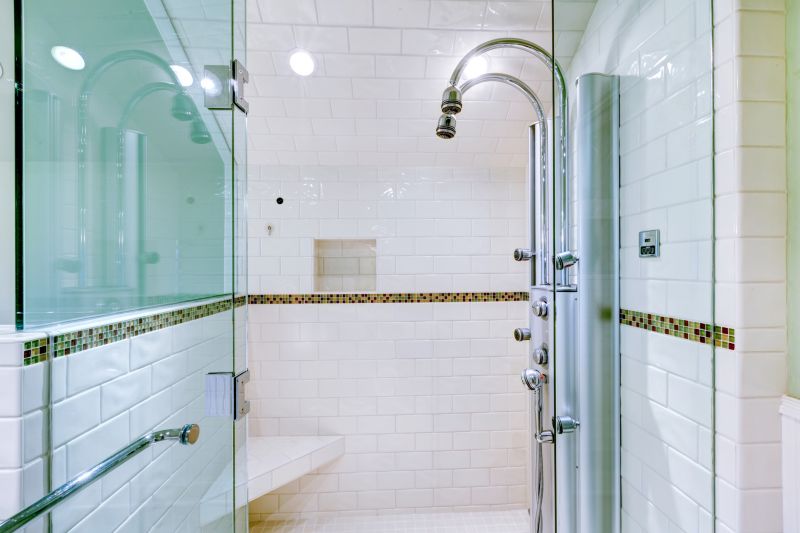 Luxury Shower with Tile Accents